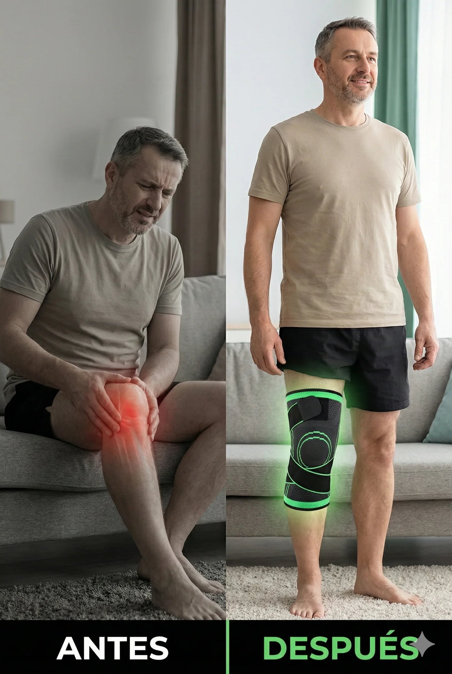 Rodillera Ortopedica Estabilizadora - Alivia dolor de rodilla